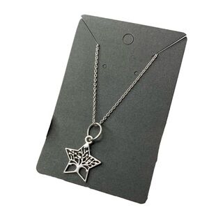 Silver star necklace